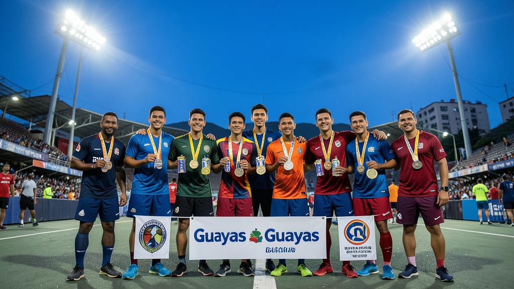 Guayas brilla con ocho medallas en el Grand Prix de Para Atletismo Cali 2026