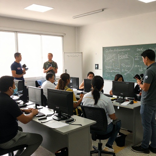 Emelec renovó la sala de prensa del Polideportivo Samanes